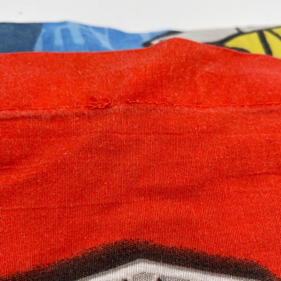 Power Rangers Dino Charge Twin Flat Sheet Top Boys Dinosaur Blue - Picture 6 of 8